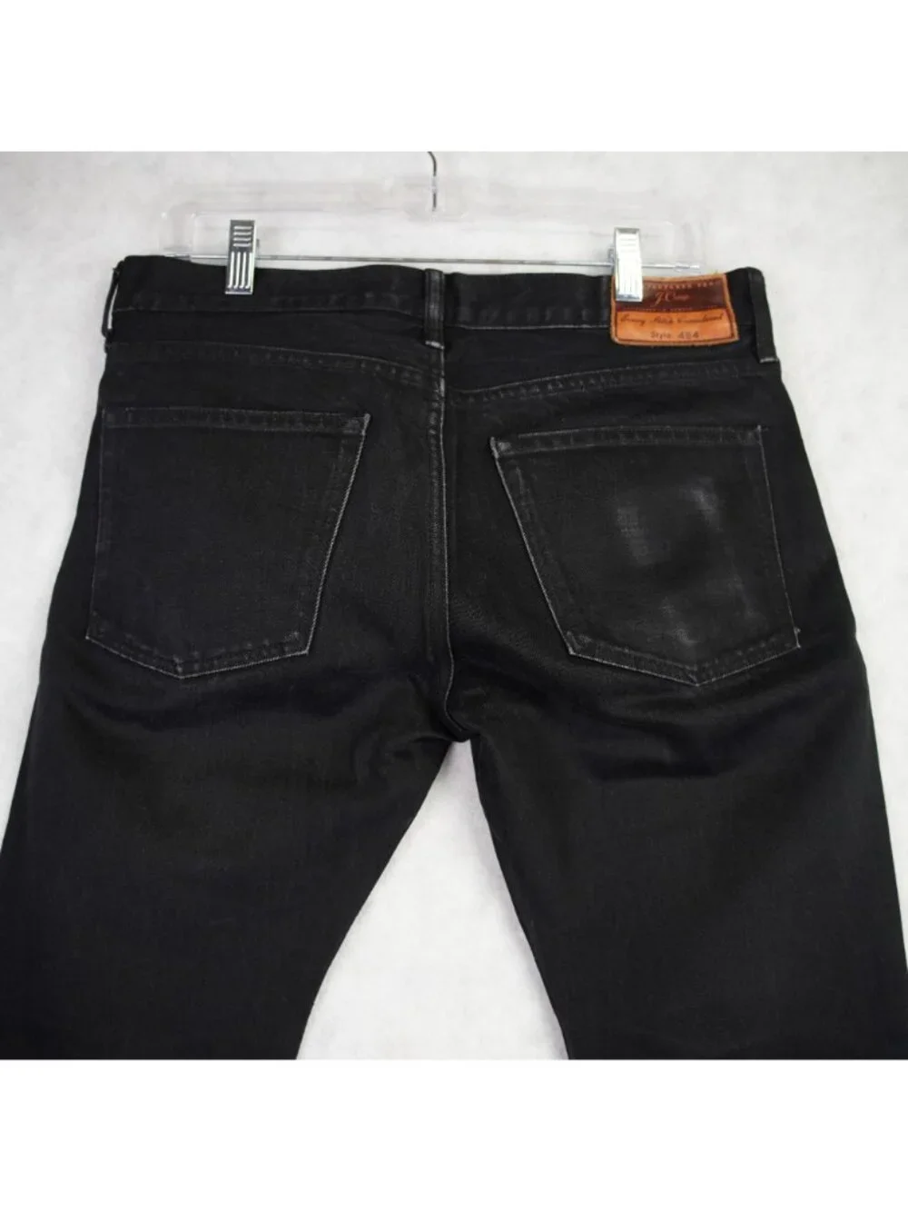 J. Crew Mens Style 484 Straight Leg Jeans W31 L30 Black Japanese Kaihara Denim